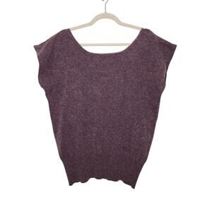 Vintage Mohair Blend Cutoff Sweater Oversized Shirt 80s 90s Medium Shirt